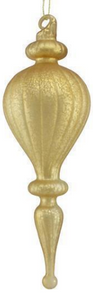 Gold Mercury Glass Finial Ornament