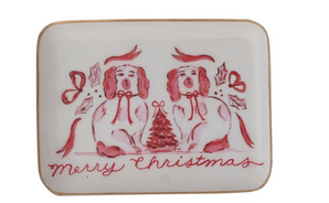 Holiday Saying Metal Tray