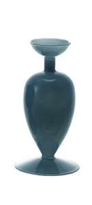 Opaque Blue Glass Vase