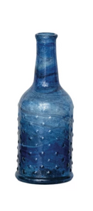 Blue Blown Glass Vase