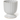 Scalloped White Planter