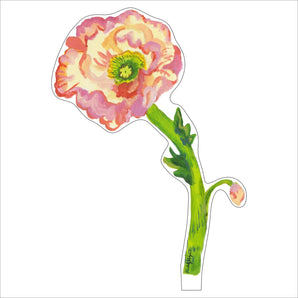 Small Iceland Poppy Acrylic Flower