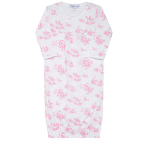 Toile Baby Gown