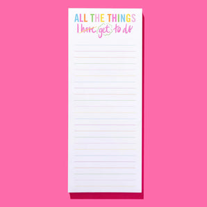 All The Things List Pad