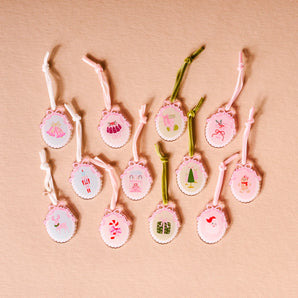 Holiday Coquette Advent Calendar & Pink Tree Set