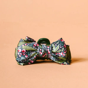 Mini Satin Bow Clip