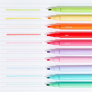 Colorful Essentials Fine Tip Highlighter Set