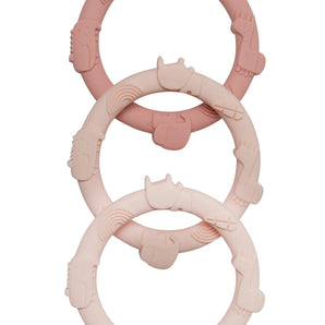 Wild Teething Ring Set