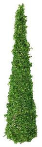 Green Glittered Cone Tree