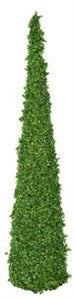 Green Glittered Cone Tree
