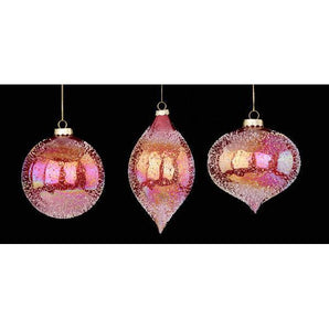 Large Beaded Glass Ornament