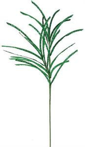 Emerald Green Paper Grass Spray