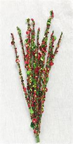 Red/Lime Sequin Spray