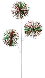 Red White Emerald Starburst Spray