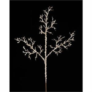 Champagne/Pearl Glitter Twig Spray