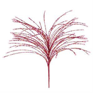 Red Gold Pink Sequin Bead Spray