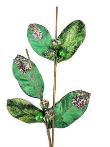 Emerald Green Magnolia Spray