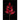 Red Metallic Magnolia Leaf Spray