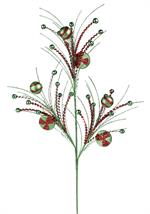 Red/Lime Berry Ball Grass Spray