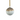 White & Gold Ball Ornament