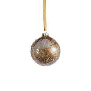 Gold Sugar Bead Ornament