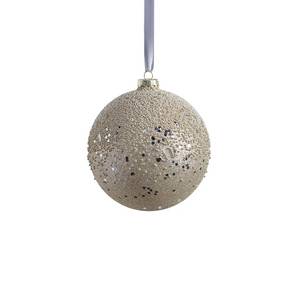Silver Bead Ornament