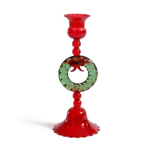 Holiday Wreath Taper Holder