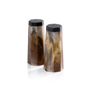 Burlwood Salt and Pepper Set