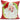 Gold Foil Pretty Santa Pillow