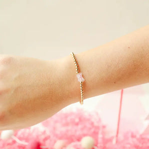 Bow BB Beaded Bracelet
