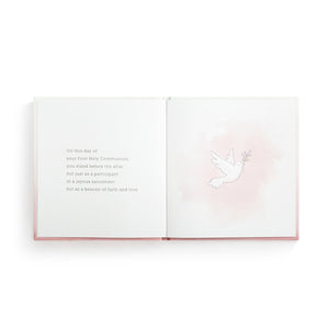 First Communion Book and Necklace