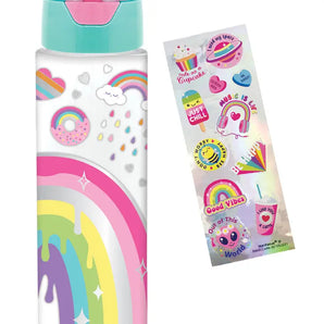 Rainbow Bottle with Stickers