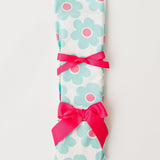 Aqua Daisy Cake Knife - Birthday cake knife