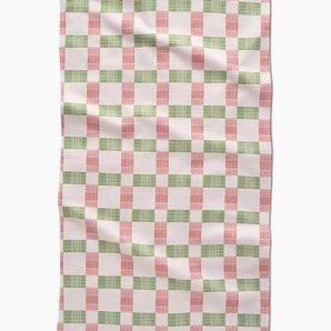 Be Merry Plaid Tea Towel