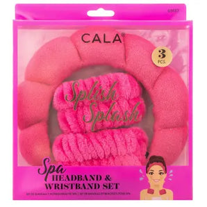 Cala Spa Bubble Puffy Headband and Wristband