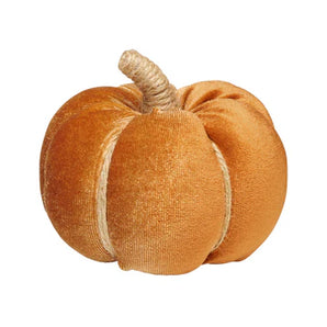 Small Saddle Velvet Pumpkin