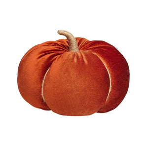 XL Cinnamon Velvet Fabric Pumpkin