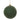 Green Beaded Plastic Ball Ornament