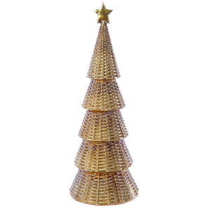 Gold Basket Weave Tree