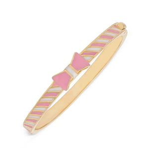 Striped Bow Bangle