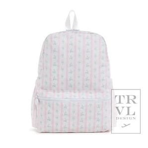 Ribbon Floral Pink Backpack