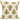Golden Splatter Trees Pillow