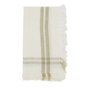 Trendy Fringed Stripe Napkin