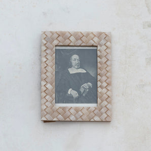 Ivory Woven Frame 5x7