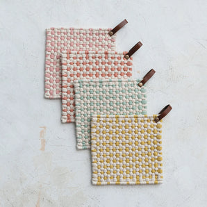 Cotton Crocheted Pot Holder