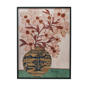 Pink Flowers In Vase