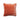 Clay Silk Blend Pillow with Fringe