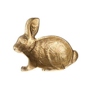 Gold Rabbit Shaped Dish