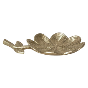 Gold Flower Shaped Dish