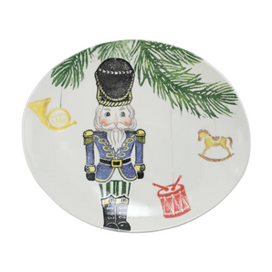 Vietri Nutcracker Oval Platter Medium